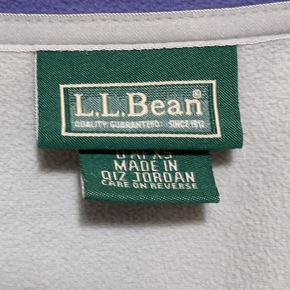 L.L. Bean Woman Purple Fleece Zipped Vest Jacket Size S - Picture 5 of 12